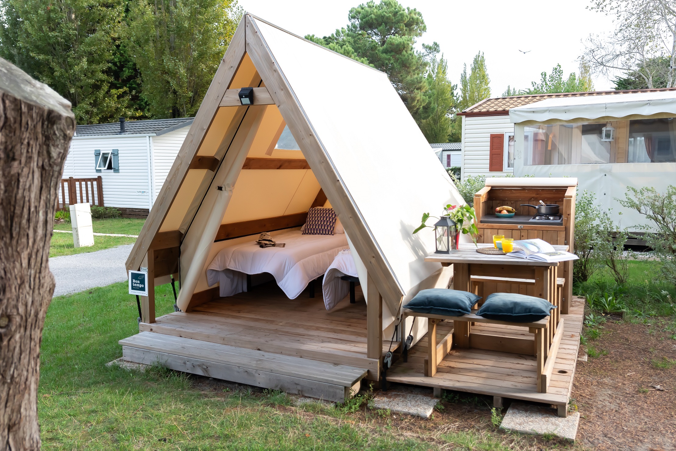 Tente Ecolodge Randonneur – 6m² 1/2 Pers.