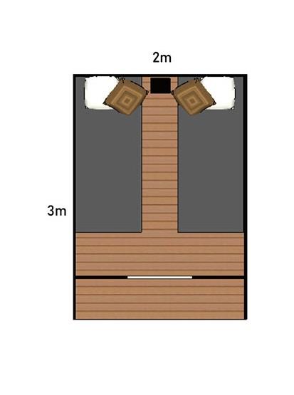 Tente Ecolodge Randonneur – 6m² 1/2 Pers.