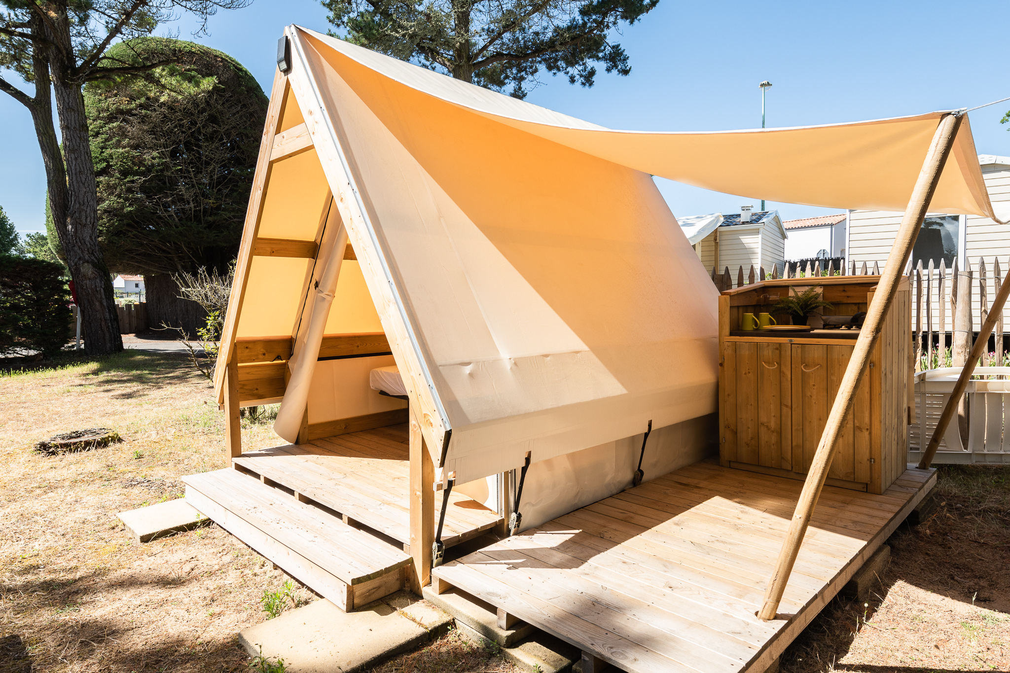 Tente Ecolodge Randonneur – 6m² 1/2 Pers.